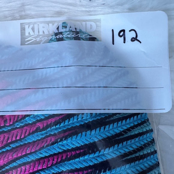 Blue‎ and Pink Asymmetrical Sleeveless Sundress Coverup - Picture 6 of 6